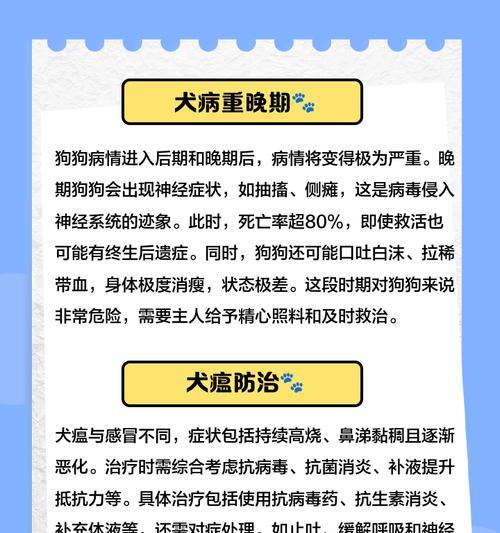探讨狗瘟抽搐的持续时间（狗瘟引发的抽搐表现及治疗方法）